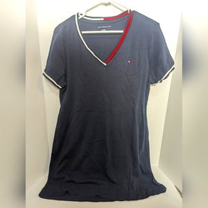 Tommy Hilfiger Women's Size XL Navy Shirt Dress